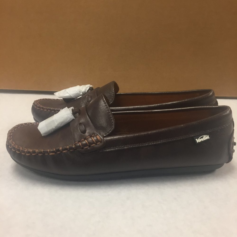 Venetinni Big Boys 4.5 Dark Brown Wax Tassel Loaf